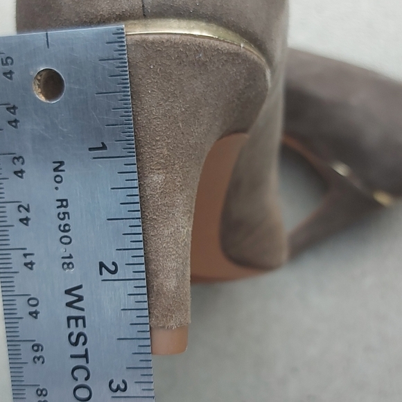 Franco Sarto 👠 heels leather upper sz 9.5M - Picture 7 of 7